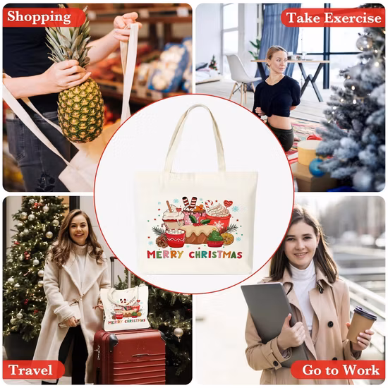 Toile de coton Shopping cadeau promotionnel sac fourre-tout (FLYDL1001)