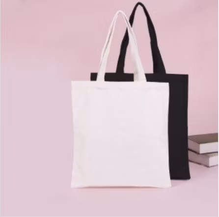 Sac de toile de coton de femmes d'impression personnalisée recyclée pour le marché commercial