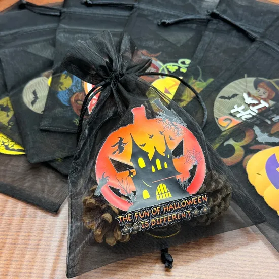 Sacs d'emballage cadeau en toile de coton Sinicline avec cordon de serrage pour vêtements